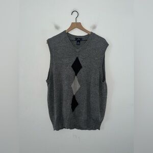DOCKERS Gray Sweater Vest Size XL